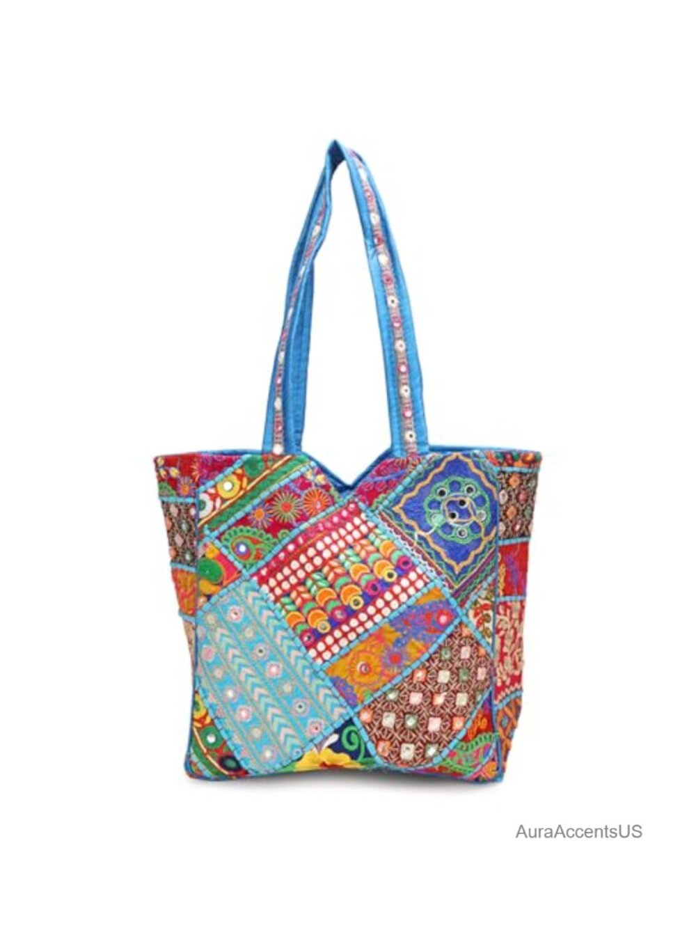 Handcrafted Banjara Hobo Tote Bag Embroidered Patchwork Women's Shoulder Bag
